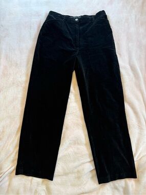 Will Smith Wide-Leg Black Velvet Pants 14